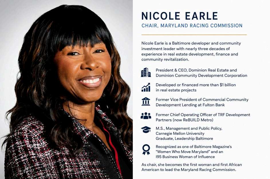 Nicole Earle, Chair of the Maryland Racing Commission