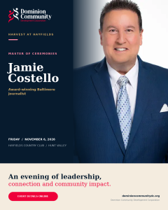 Jamie Costello to Serve as Master of Ceremonies at Harvest at Hayfields